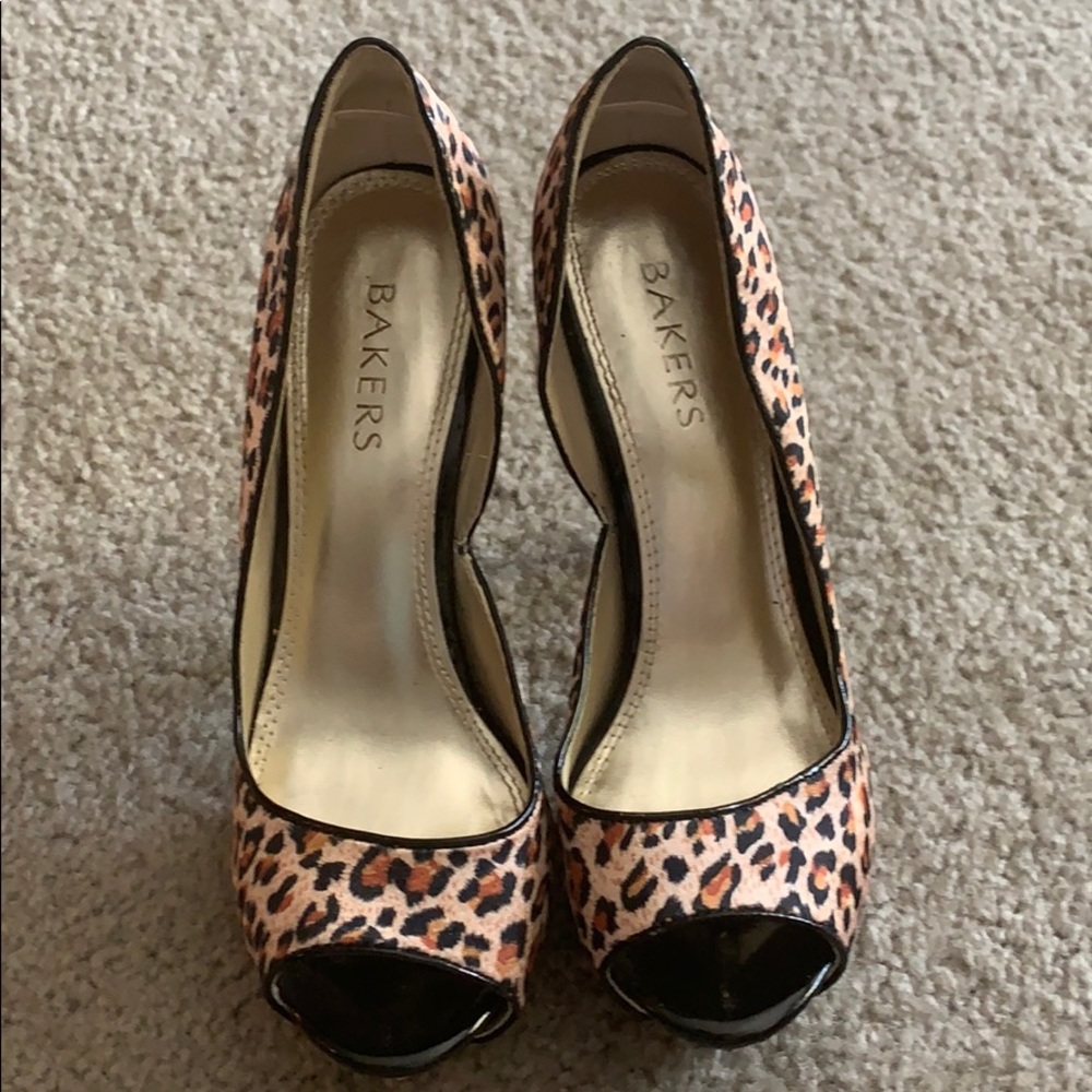 Cheetah print platforms from Cathy Jean